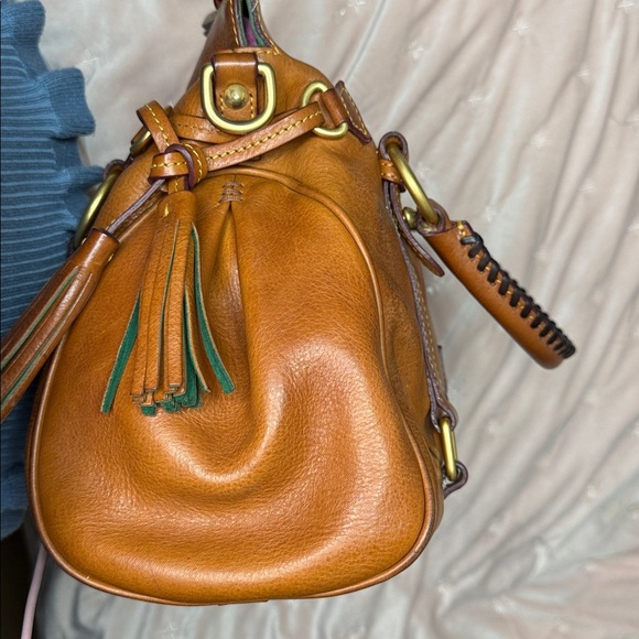 Dooney and Burke Large Satchel Handbag 👜 w/ Crossbody Strap EUC - Picture 4 of 17